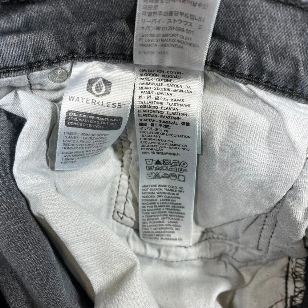 Levis 559 Relaxed Straight Gray Denim Jeans Mens 40x30 (40x27)